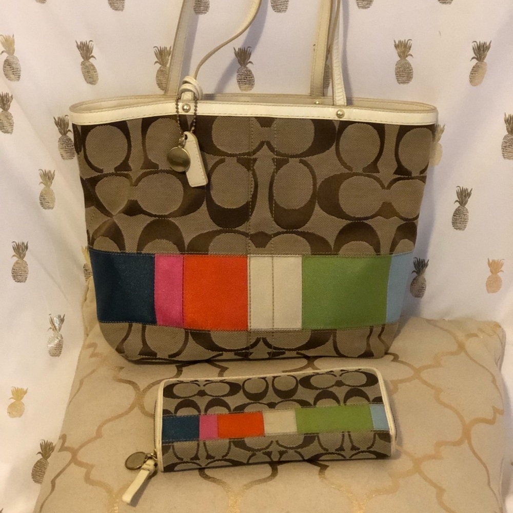 Coach Purse and Matching Wallet
